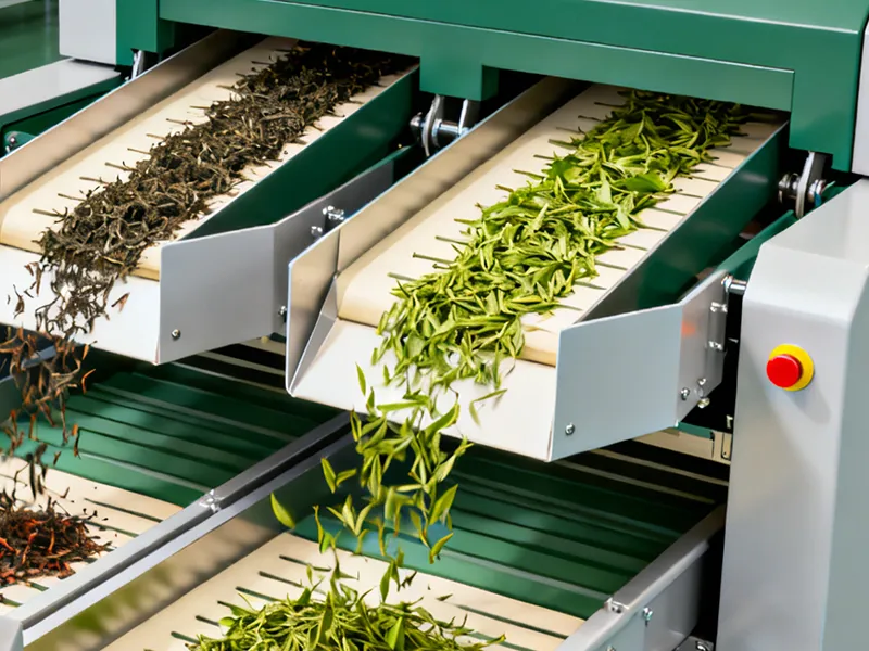 Working Principle of the Tea Colour Sorter Machine